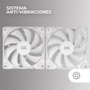 Mars Gaming Kit 2 Ventiladores MF-PROX2 Blanco 120mm